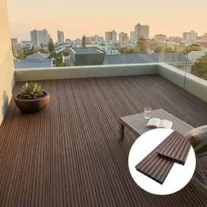 Piso Deck Pvc Wpc Simil Madera Exterior Liston Tabla - Pisos y Revestimientos