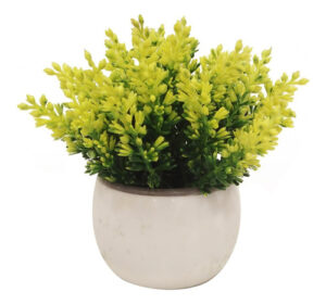 Flor Planta Con Maceta Jardin Artificial M14 X3 Unid - Jardines Verticales y Plantas