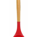 Cucharon De Silicona Con Mango De Madera Cocina