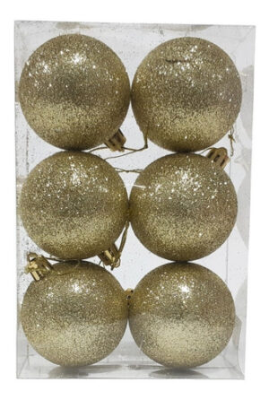 Adornos Navidad Bolas Glitter  4cm X48 Unid *   Navidad - Navidad