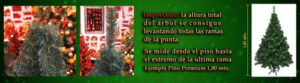 Árbol De Navidad Base Tronco 0,80 Mts - Navidad
