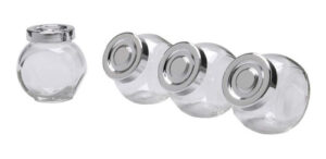 Especiero Frascos De Vidrio Set X 4 Und  - - Bazar
