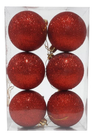 Adornos Navidad Bolas Glitter  4cm X48 Unid *   Navidad - Navidad