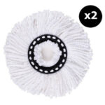 Repuesto Mopa Lampazo Trapeador Giratorio X2 Und