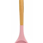 Cucharon De Silicona Con Mango De Madera Cocina