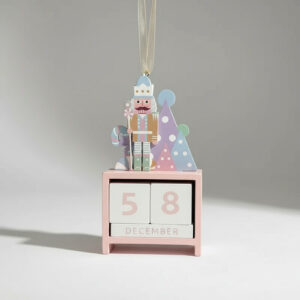 Calendario Navideño De Madera Adorno Navidad - - Navidad