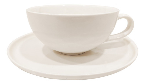 Taza De Té C/ Plato Porcelana Premium  –