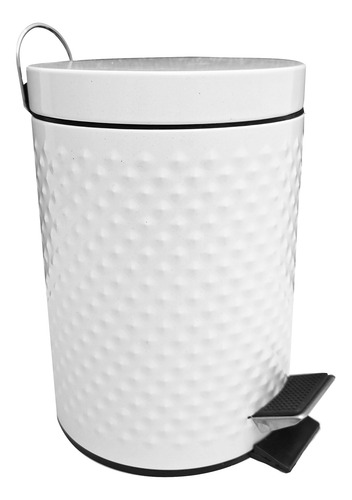 Cesto Tacho De Residuos Acero Inoxidable 8l Blanco