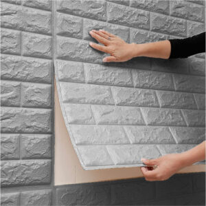 Placa Autoadhesiva 3D Revestimiento De Pared X 5 Unid MOD1 - Pisos y Revestimientos - En oferta