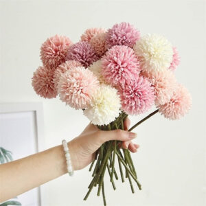 Pompon Flor Artificial Jardin Vertical - - Jardines Verticales y Plantas