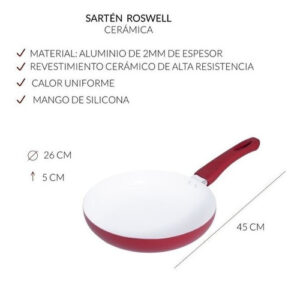 Sarten 26cm Antiadherente - - Bazar