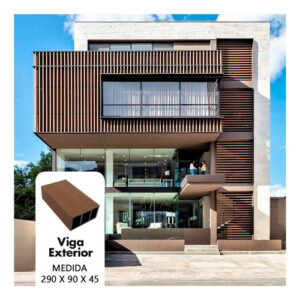Tirante Wpc Columna Perfil Pergolas Decoracion MOD2 - Pisos y Revestimientos