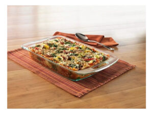 Bandeja Fuente Vidrio Pirex 28x17.5  1.9lts   - - Bazar