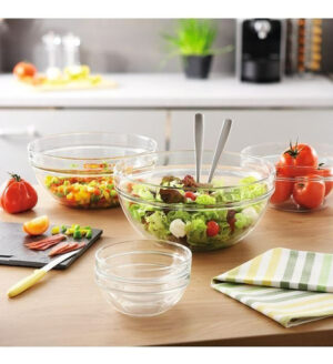 Bowl Ensaladera Vidrio Templado Horno Reposteria Xl - - Bazar