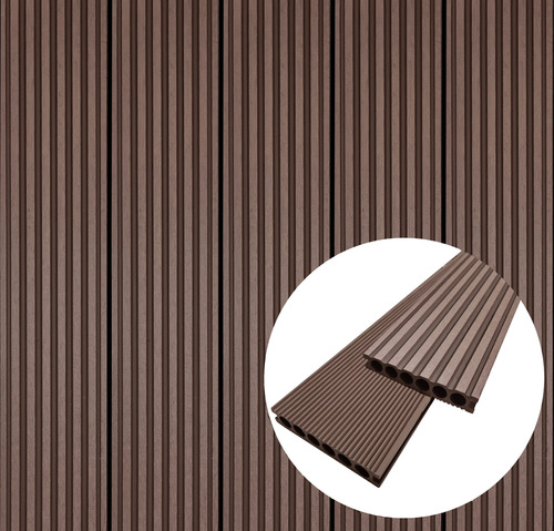 Piso Deck Pvc Wpc Simil Madera Exterior Liston Tabla