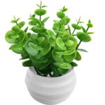 Planta Artificial Flor Con Maceta M3 Jardin X3 Unid –
