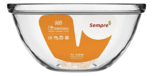 Bowl Ensaladera Vidrio Templado Horno Reposteria Xl - - Bazar