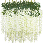 Jardineria Glicina Enredadera Flor Artificial Pack X12 Unid