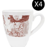 Taza Melamina Premium Diseño Vintage X4 Unid B1-