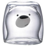 Taza Mug De Vidrio Doble Pared Oso Cafe M1  –