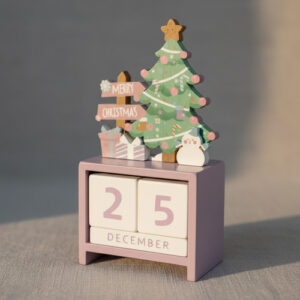 Calendario Navideño De Madera Adorno Navidad - - Navidad