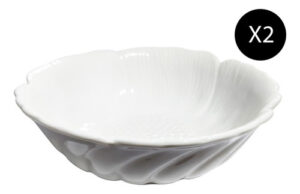 Copetinero Salsera Porcelana Blanca Dip X2 M10 - - Bazar