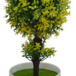 Topiario Artificial 23 Cm Color Verde Brillante #90357