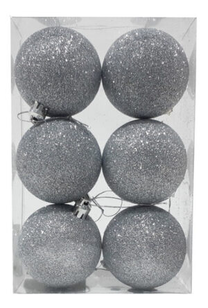 Adornos Navidad Bolas Glitter  4cm X48 Unid *   Navidad - Navidad