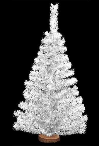 Árbol De Navidad Bariloche Lujo Blanco Tronco 0,80 Mts.