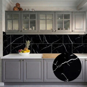 Placa Autoadhesiva Revestimiento Pared Simil Marmol X10 Unidades - Pisos y Revestimientos - En oferta
