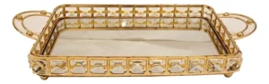 Bandeja Decorativa Espejada Caireles X3 M2 - Centros de Mesa