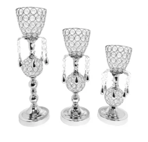 Candelabro Porta Velas Copa x3 M7 - Centros de Mesa