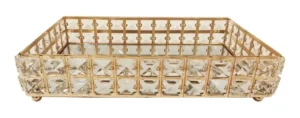 Bandeja Decorativa Espejada Caireles X2 M1 - Centros de Mesa