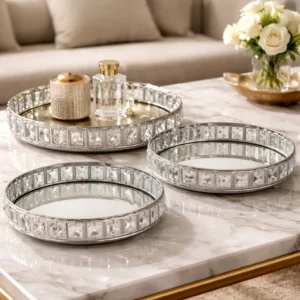 Bandeja Decorativa Espejada Caireles X3 M1 - Centros de Mesa
