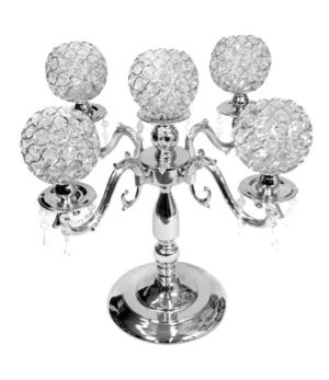 Candelabro Porta Velas 45 Cm Copa M18 - Centros de Mesa