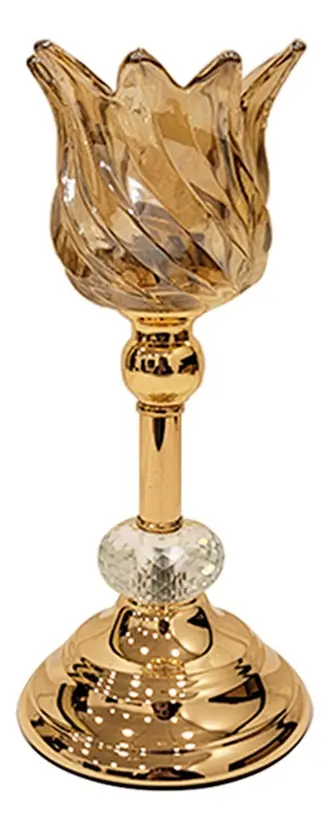 Candelabro Porta Velas 30 Cm Vidrio M4