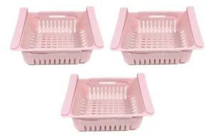 Organizador Alzada Alacena Colgante Extensible de Plástico x3 - Bazar