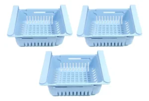 Organizador Alzada Alacena Colgante Extensible de Plástico x3 - Bazar