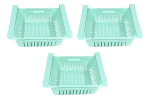 Organizador Alzada Alacena Colgante Extensible de Plástico x3 - Bazar