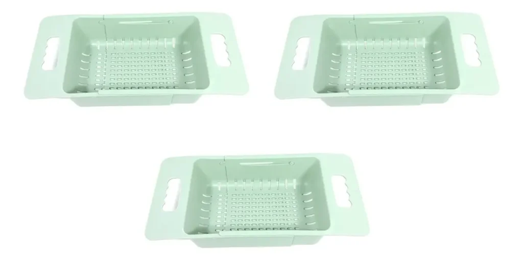 Escurridor Extensible Bacha de Plástico x3