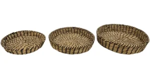 Set x3 Canastos De Rattan M1 - Bazar