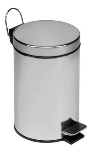 Tacho De Basura Cesto Acero Inoxidable 12L - Bazar