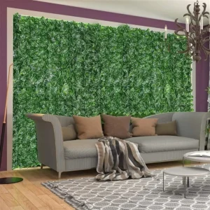 Rollo Muro Jardin Artificial Hojas 1x3 Mts - Jardines Verticales y Plantas
