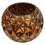 Florero De Vidrio Adorno Decorado Labrado M27