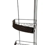 Organizador Esquinero De Baño Cromado 3 Estantes M2
