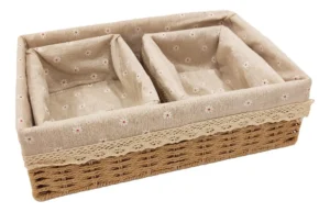 Set x3 Canastos De Rattan M7 - Bazar