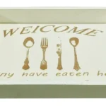 Set x2 Bandeja De Madera Desayuno Decorada M4