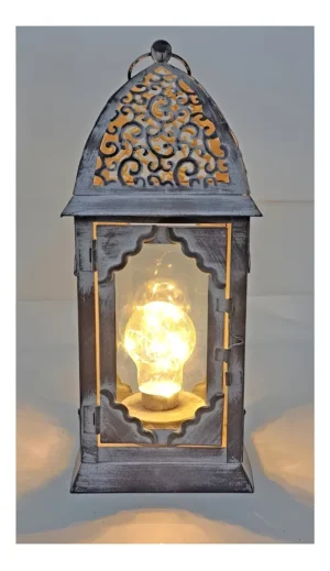 Farol Porta Vela Fanal Metalico M3 - Bazar