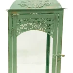 Farol Porta Vela Fanal Metalico Set X2 M2