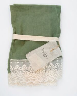 Servilletas Magnolia Verde Tul Setx6 - Bazar